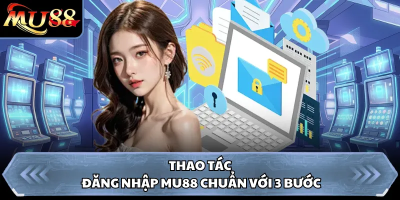 Thao tác đăng nhập MU88 chuẩn với 3 bước